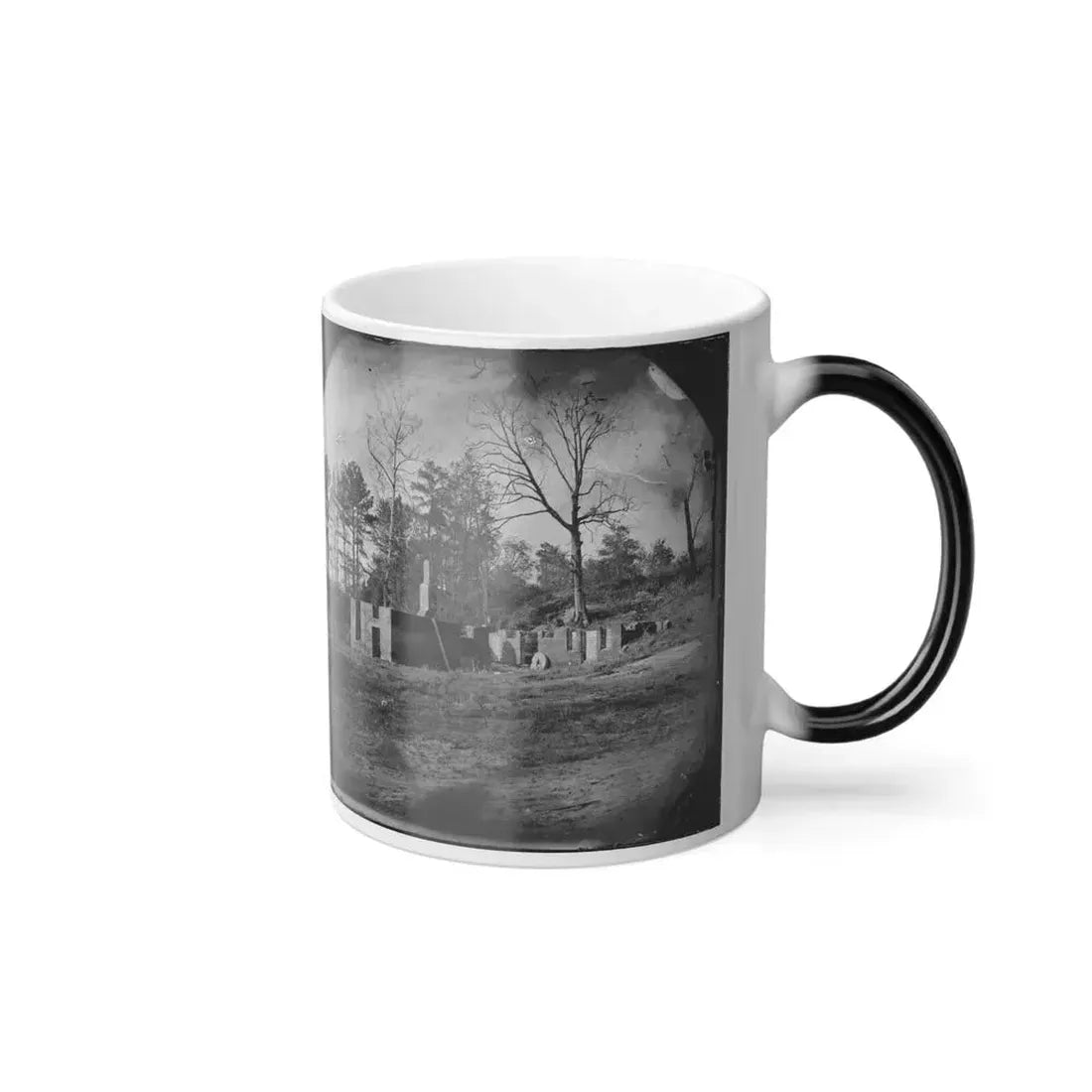Cold Harbor, Va., Vicinity. Ruins of Gaines' Mill (U.S. Civil War) Color Changing Coffee Mug 11oz - Go Mug Yourself