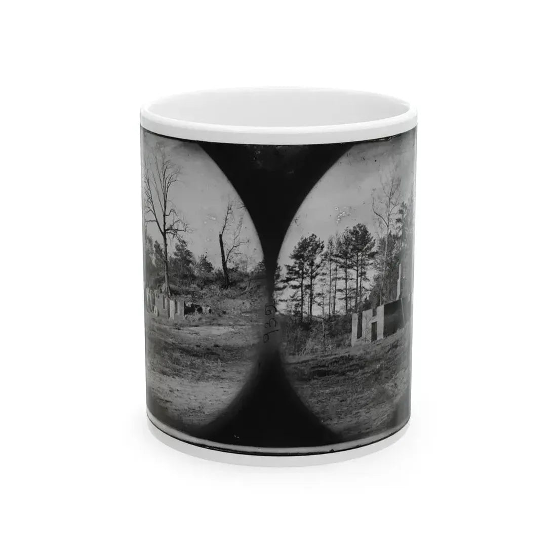 Cold Harbor, Va., Vicinity. Ruins Of Gaines' Mill (U.S. Civil War) White Coffee Mug 11oz - Go Mug Yourself