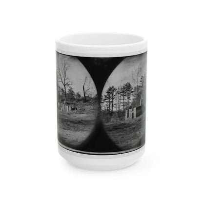 Cold Harbor, Va., Vicinity. Ruins Of Gaines' Mill (U.S. Civil War) White Coffee Mug 15oz - Go Mug Yourself