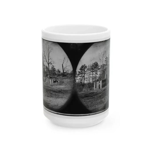 Cold Harbor, Va., Vicinity. Ruins Of Gaines' Mill (U.S. Civil War) White Coffee Mug 15oz - Go Mug Yourself