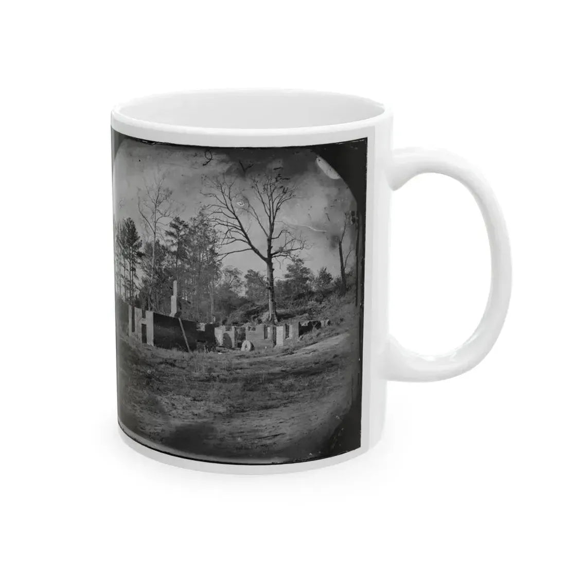 Cold Harbor, Va., Vicinity. Ruins Of Gaines' Mill (U.S. Civil War) White Coffee Mug - Go Mug Yourself