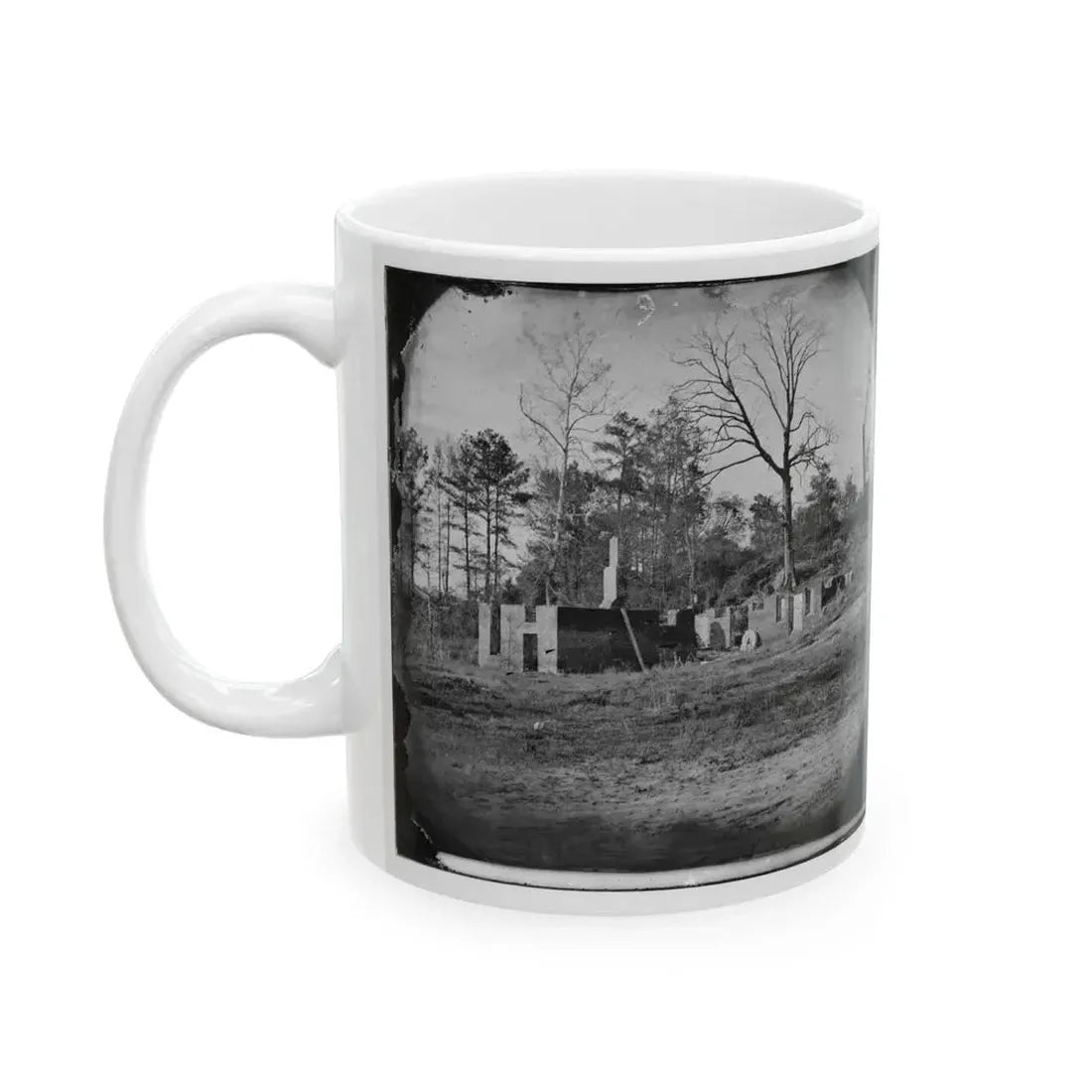Cold Harbor, Va., Vicinity. Ruins Of Gaines' Mill (U.S. Civil War) White Coffee Mug - Go Mug Yourself