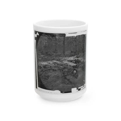 Cold Harbor, Va., Vicinity. Unburied Dead On The Battlefield Of Gaines' Mill (U.S. Civil War) White Coffee Mug 15oz - Go Mug Yourself