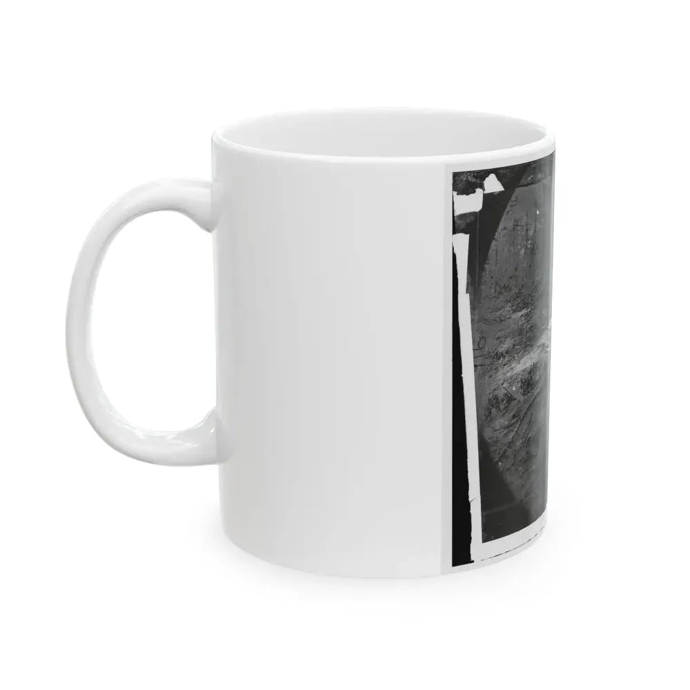 Cold Harbor, Va., Vicinity. Unburied Dead On The Battlefield Of Gaines' Mill (U.S. Civil War) White Coffee Mug - Go Mug Yourself