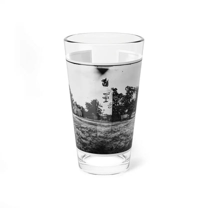 Cold Harbor, Va, Vicinity. W. P. Burnett's House; Tents At Left (U.S. Civil War) Pint Glass 16oz-16oz-Go Mug Yourself