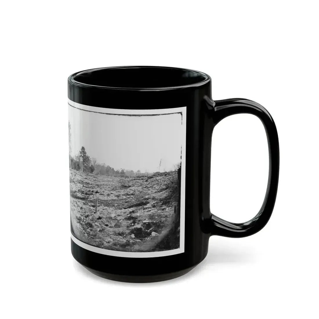 Cold Harbor, Va. View Of The Battlefield (U.S. Civil War) Black Coffee Mug - Go Mug Yourself