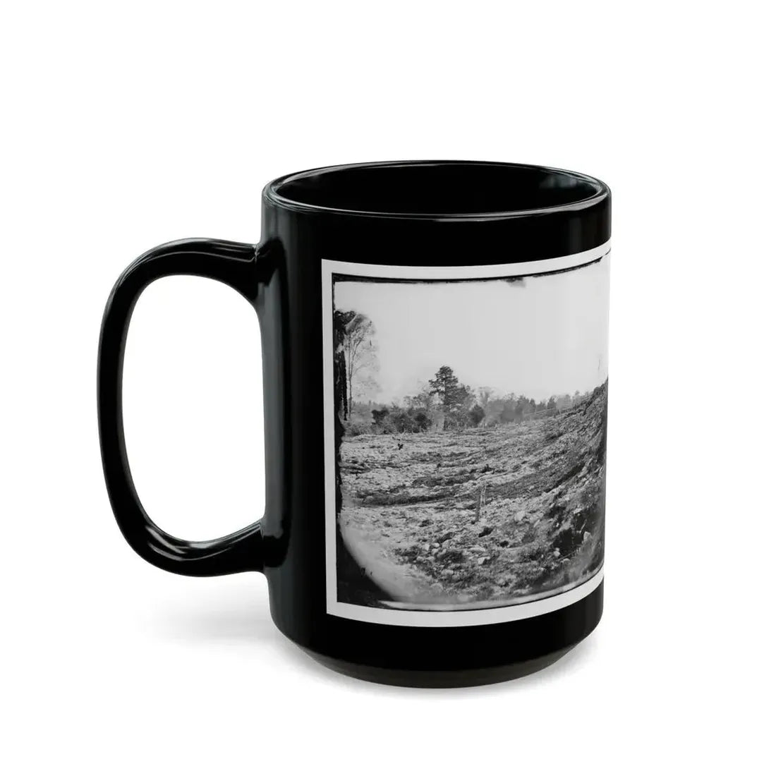Cold Harbor, Va. View Of The Battlefield (U.S. Civil War) Black Coffee Mug - Go Mug Yourself
