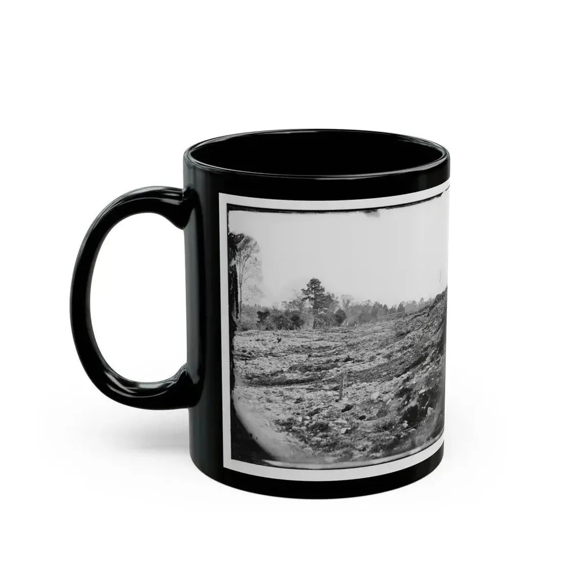 Cold Harbor, Va. View Of The Battlefield (U.S. Civil War) Black Coffee Mug - Go Mug Yourself