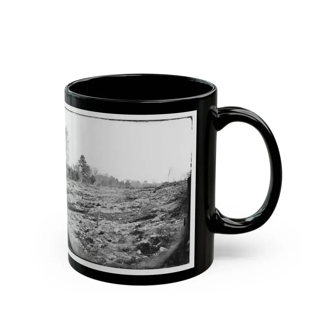 Cold Harbor, Va. View Of The Battlefield (U.S. Civil War) Black Coffee Mug - Go Mug Yourself