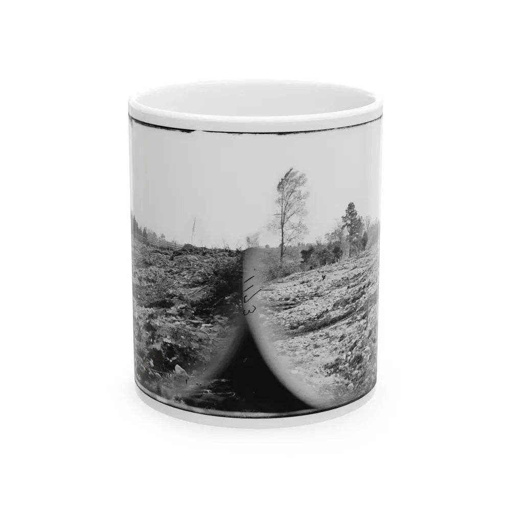 Cold Harbor, Va. View Of The Battlefield (U.S. Civil War) White Coffee Mug 11oz - Go Mug Yourself