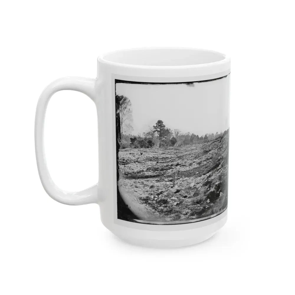 Cold Harbor, Va. View Of The Battlefield (U.S. Civil War) White Coffee Mug - Go Mug Yourself
