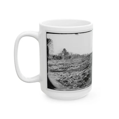 Cold Harbor, Va. View Of The Battlefield (U.S. Civil War) White Coffee Mug - Go Mug Yourself