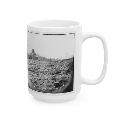 Cold Harbor, Va. View Of The Battlefield (U.S. Civil War) White Coffee Mug - Go Mug Yourself