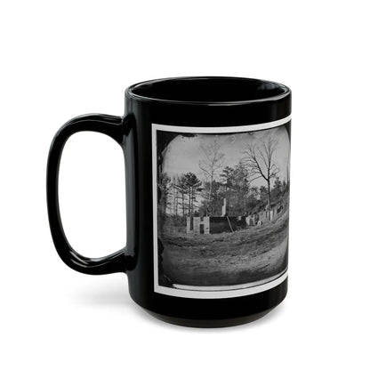 Cold Harbor, Va., Vicinity. Ruins Of Gaines' Mill (U.S. Civil War) Black Coffee Mug-Go Mug Yourself