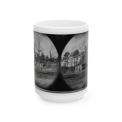 Cold Harbor, Va., Vicinity. Ruins Of Gaines' Mill (U.S. Civil War) White Coffee Mug-15oz-Go Mug Yourself