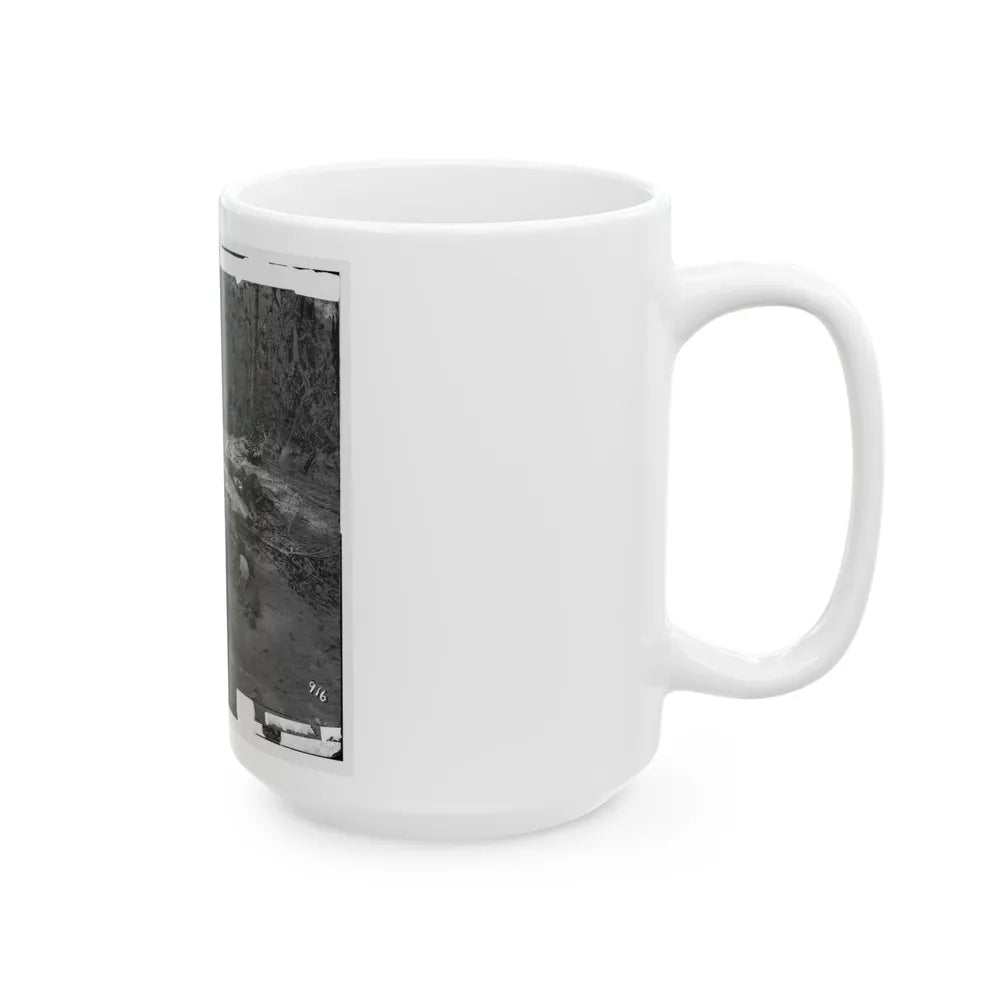 Cold Harbor, Va., Vicinity. Unburied Dead On The Battlefield Of Gaines' Mill (U.S. Civil War) White Coffee Mug-Go Mug Yourself