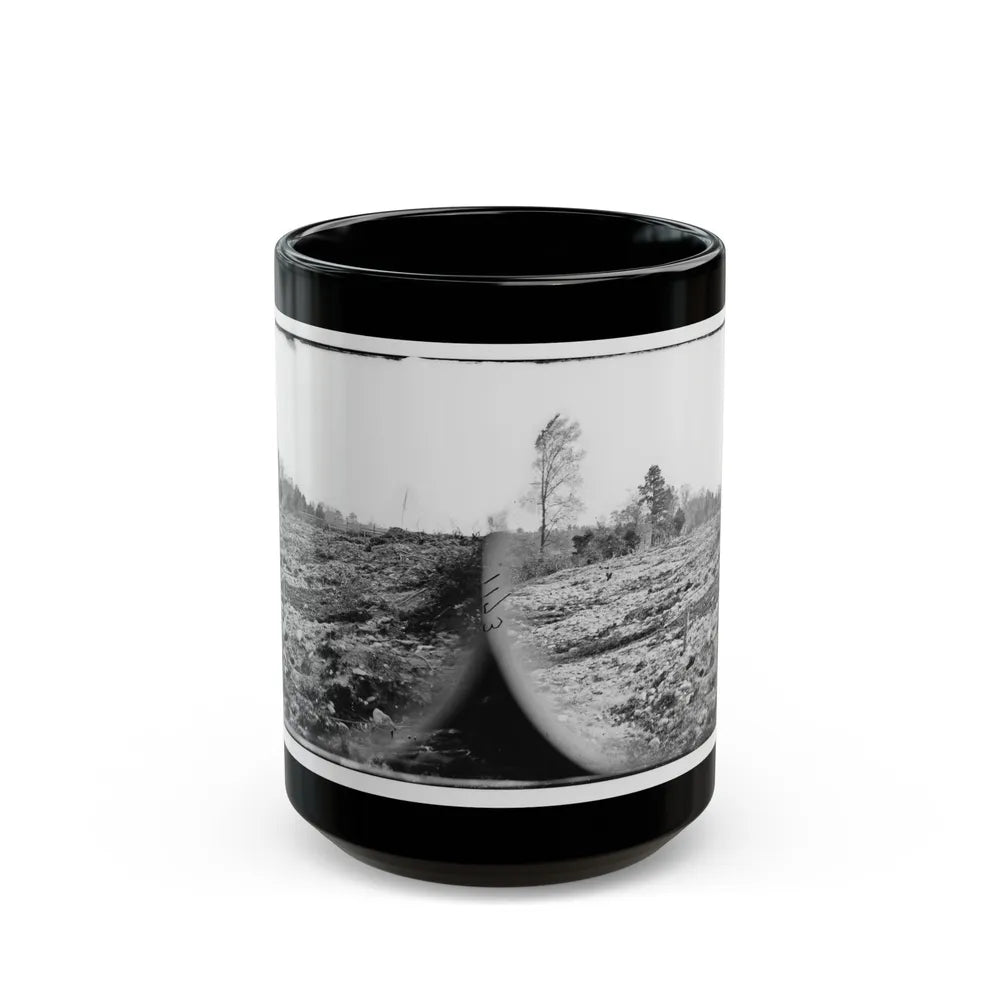 Cold Harbor, Va. View Of The Battlefield (U.S. Civil War) Black Coffee Mug-15oz-Go Mug Yourself