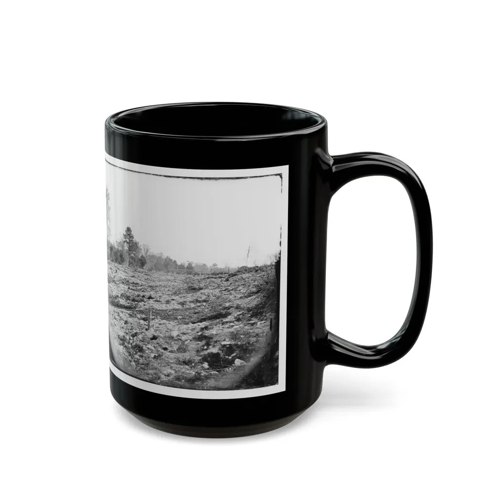 Cold Harbor, Va. View Of The Battlefield (U.S. Civil War) Black Coffee Mug-Go Mug Yourself