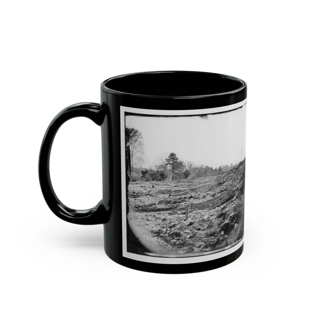 Cold Harbor, Va. View Of The Battlefield (U.S. Civil War) Black Coffee Mug-Go Mug Yourself