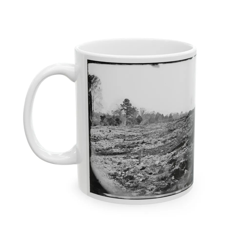 Cold Harbor, Va. View Of The Battlefield (U.S. Civil War) White Coffee Mug-Go Mug Yourself