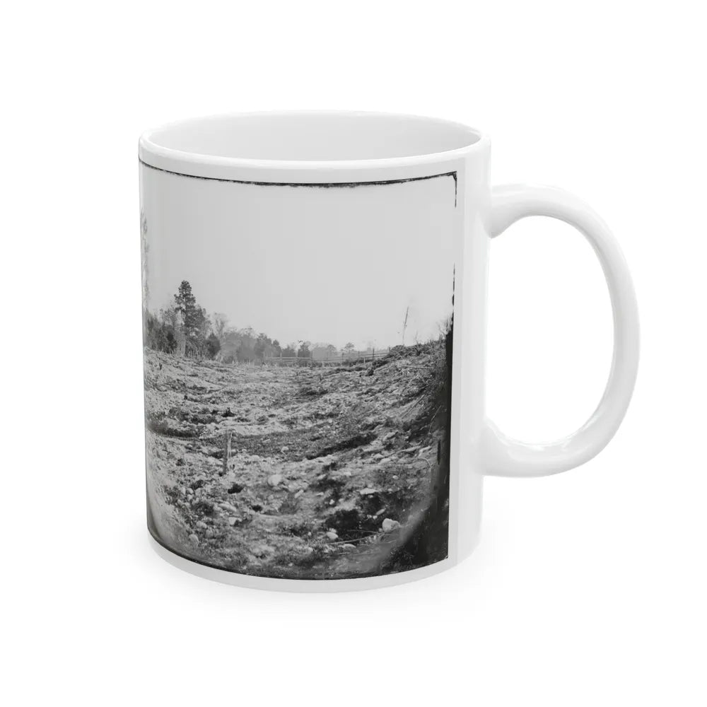 Cold Harbor, Va. View Of The Battlefield (U.S. Civil War) White Coffee Mug-Go Mug Yourself