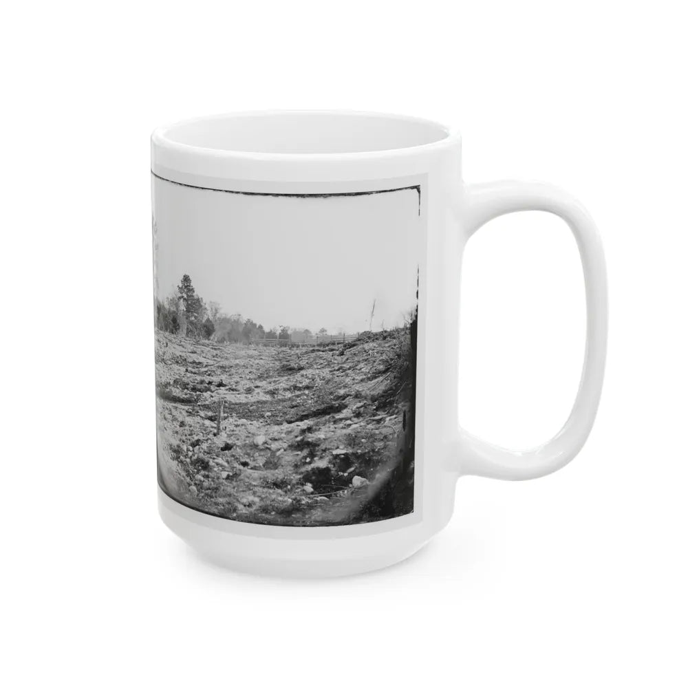 Cold Harbor, Va. View Of The Battlefield (U.S. Civil War) White Coffee Mug-Go Mug Yourself