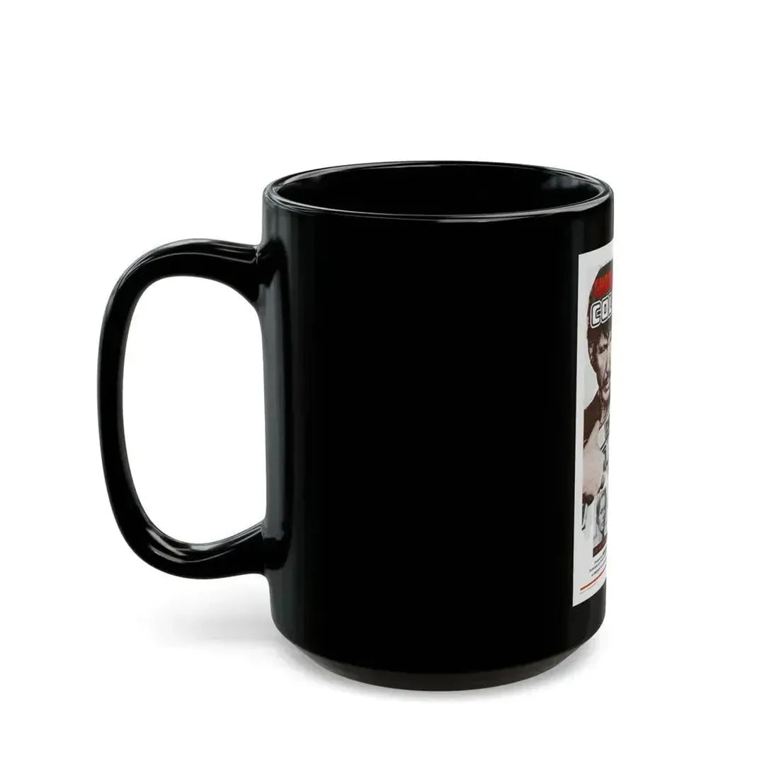 COLD SWEAT 1970 Movie Poster - Black Coffee Mug - Go Mug Yourself
