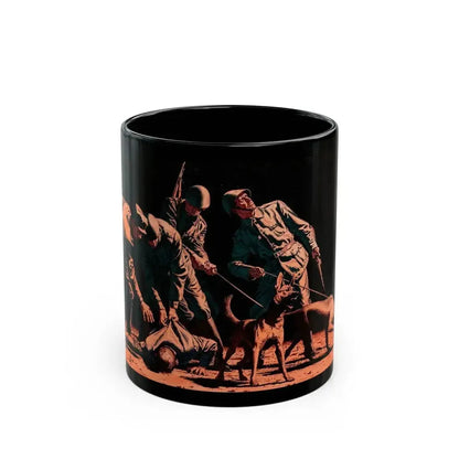 Cold War Era Magazine Illustration (c. 1950s) - Black Coffee Mug 11oz - Go Mug Yourself