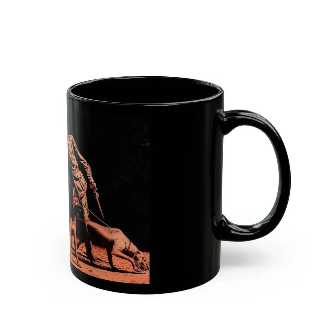 Cold War Era Magazine Illustration (c. 1950s) - Black Coffee Mug - Go Mug Yourself
