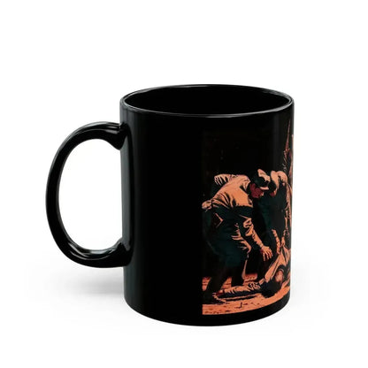 Cold War Era Magazine Illustration (c. 1950s) - Black Coffee Mug - Go Mug Yourself