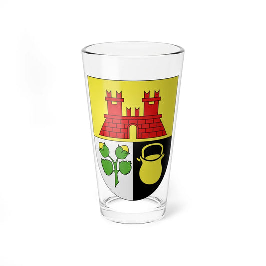 Coldrerio-coat of arms (Switzerland) (Coat of Arms) Pint Glass 16oz 16oz - Go Mug Yourself