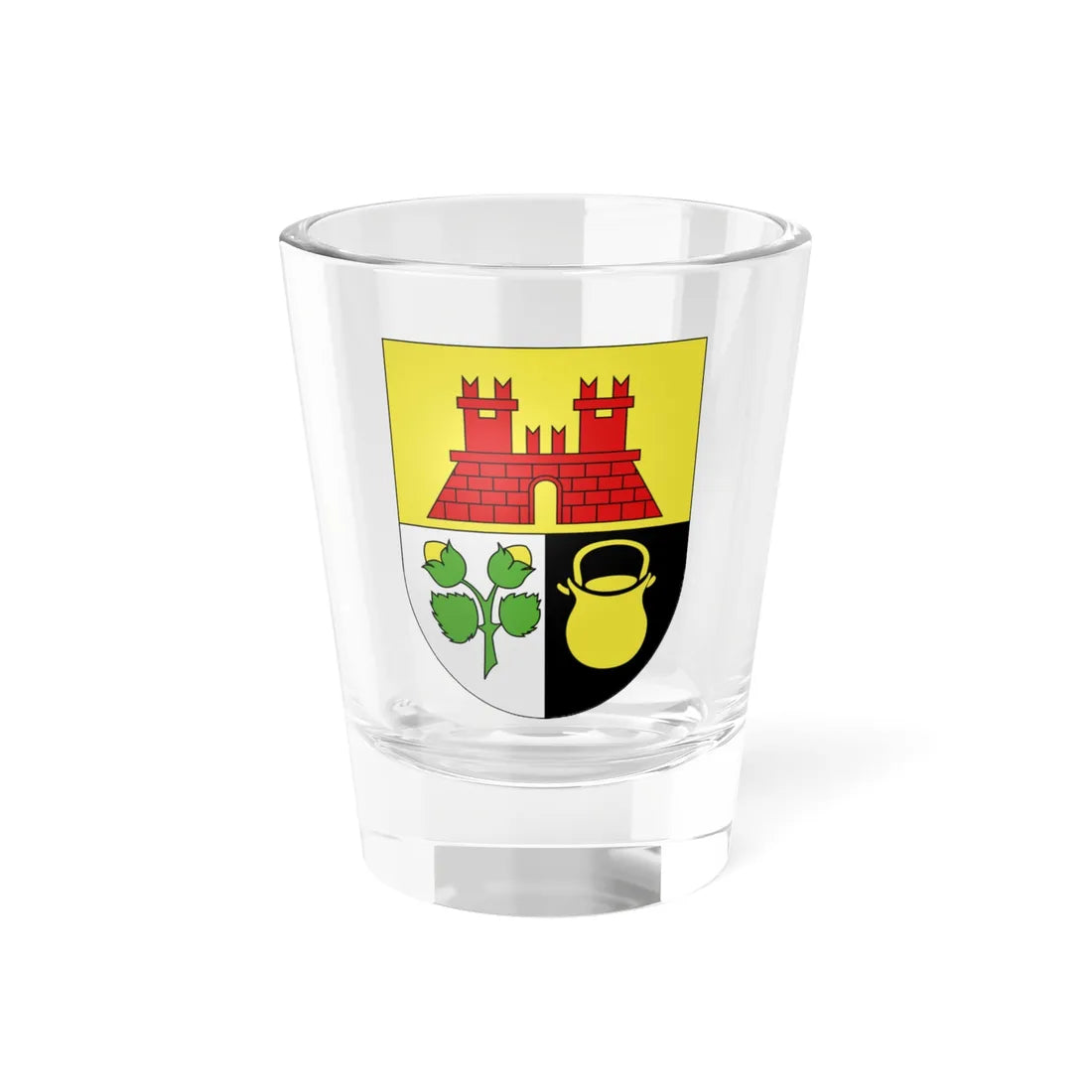 Coldrerio-coat of arms (Switzerland) (Coat of Arms) Shot Glass 1.5oz 1.5oz - Go Mug Yourself