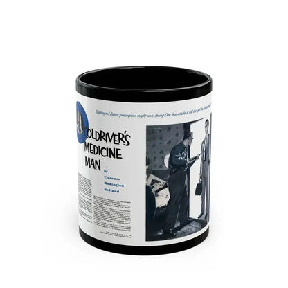 Coldriver's Medicine Man, The American magazine, December 1952 - Black Coffee Mug 11oz - Go Mug Yourself