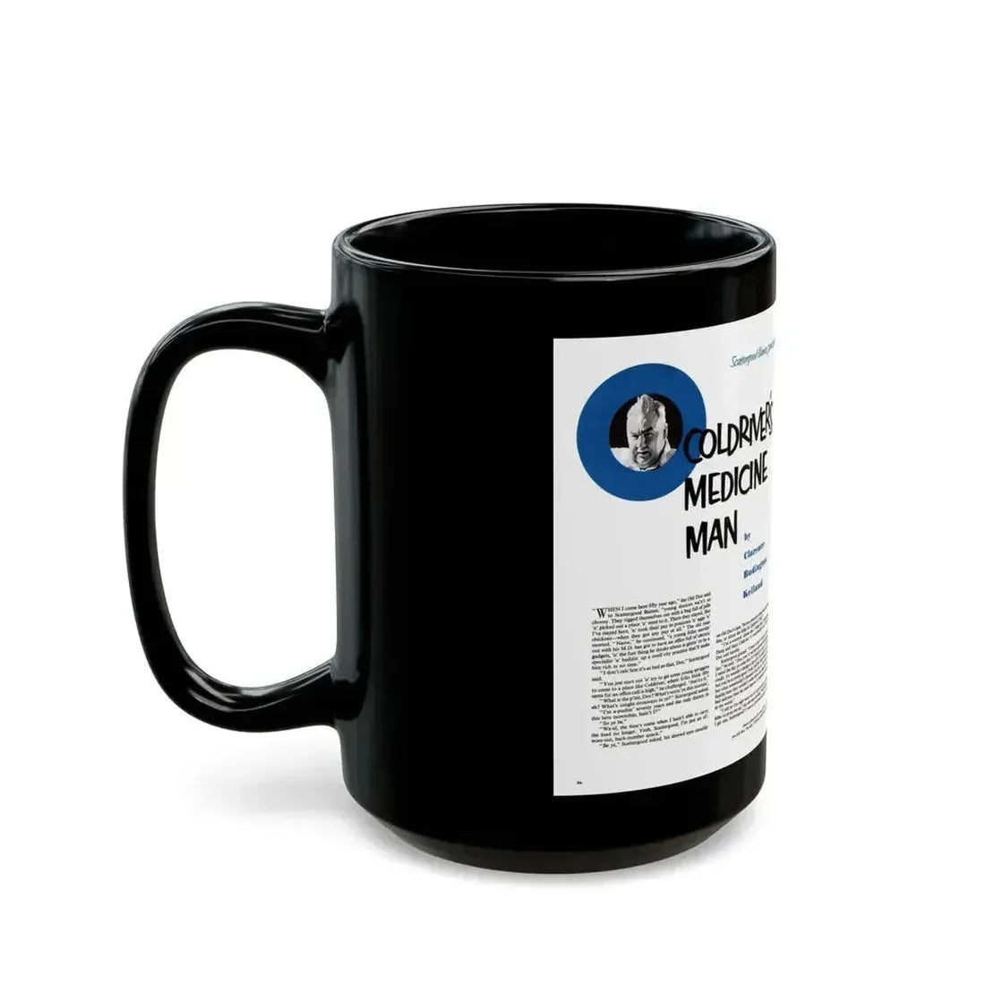 Coldriver's Medicine Man, The American magazine, December 1952 - Black Coffee Mug - Go Mug Yourself
