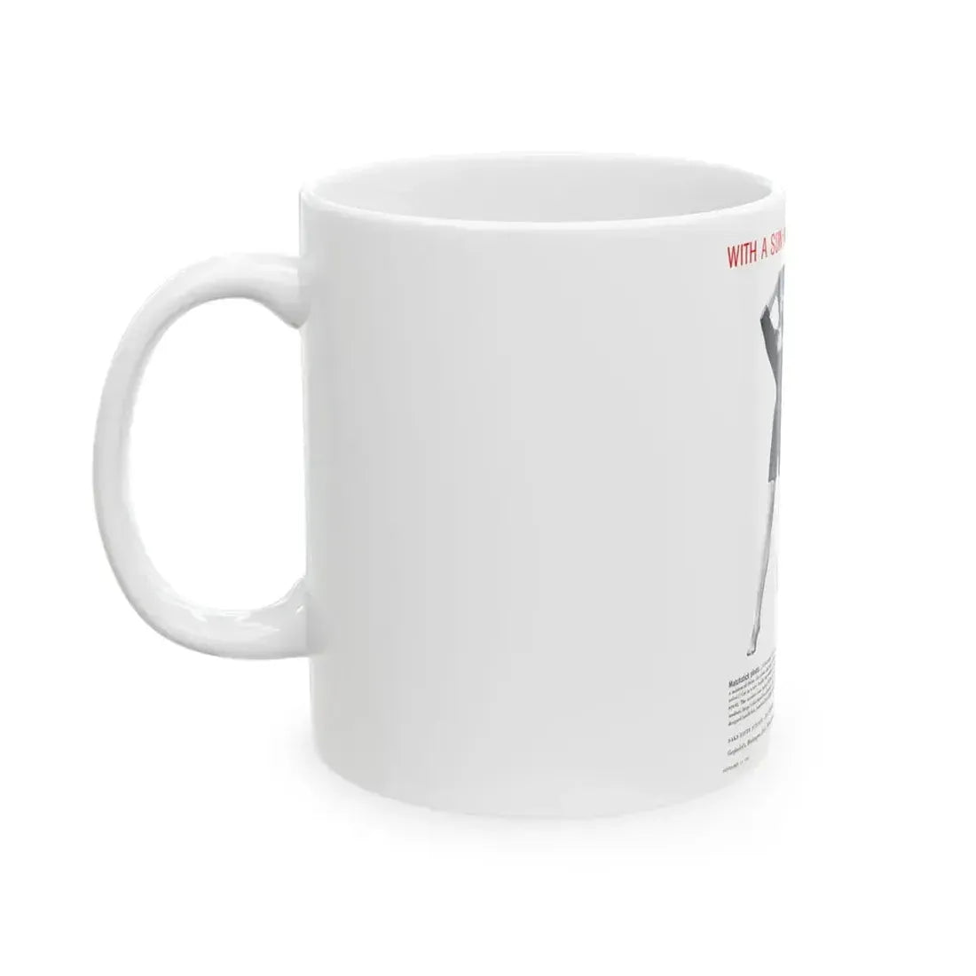 Cole of California ad, 1953 (2) - White Coffee Mug - Go Mug Yourself