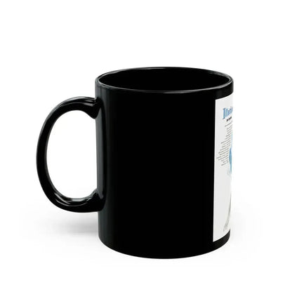 Cole of California ad, Harpers Bazaar, January 1950 - Black Coffee Mug - Go Mug Yourself