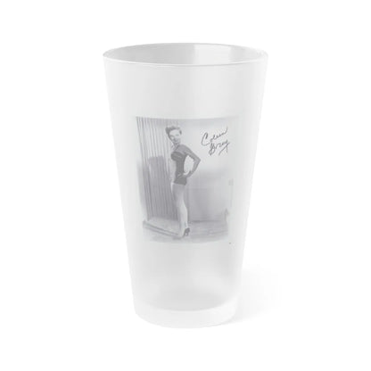 Coleen Gray #01 1 (Vintage Female Icon) Frosted Pint Glass 16oz-16oz-Frosted-Go Mug Yourself