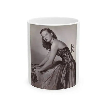 Coleen Gray #02 (Vintage Female Icon) White Coffee Mug 11oz - Go Mug Yourself