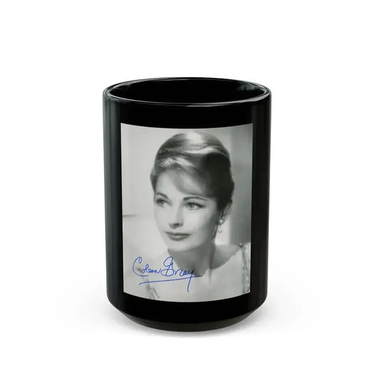 Coleen Gray #04 1 (Vintage Female Icon) Black Coffee Mug 15oz - Go Mug Yourself