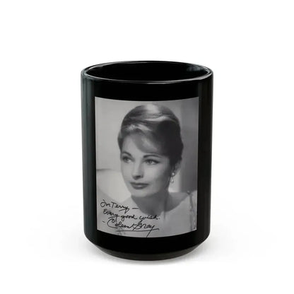 Coleen Gray #04 (Vintage Female Icon) Black Coffee Mug 15oz - Go Mug Yourself