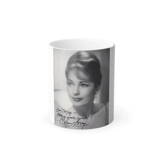 Coleen Gray #04 (Vintage Female Icon) Color Changing Coffee Mug 11oz - Go Mug Yourself