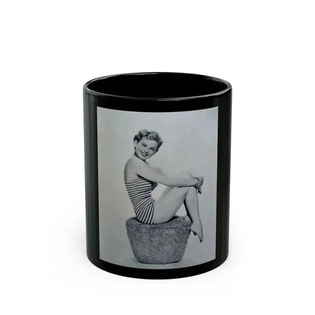 Coleen Gray #100 (Vintage Female Icon) Black Coffee Mug 11oz - Go Mug Yourself