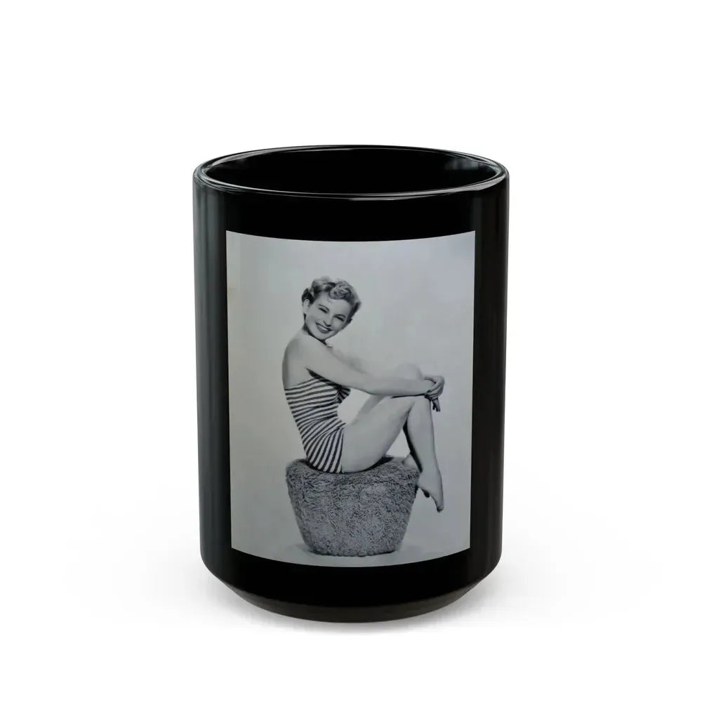 Coleen Gray #100 (Vintage Female Icon) Black Coffee Mug 15oz - Go Mug Yourself