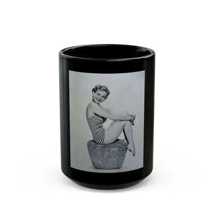 Coleen Gray #100 (Vintage Female Icon) Black Coffee Mug 15oz - Go Mug Yourself