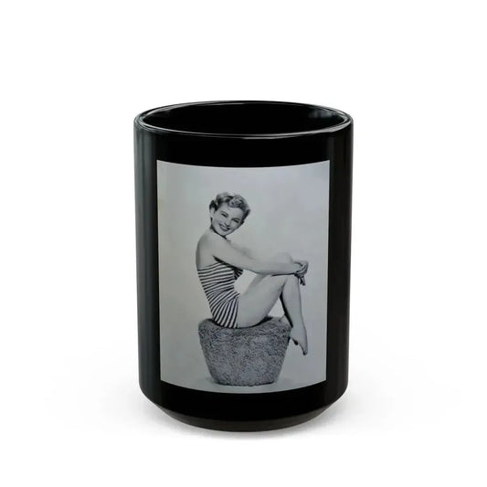 Coleen Gray #100 (Vintage Female Icon) Black Coffee Mug 15oz - Go Mug Yourself
