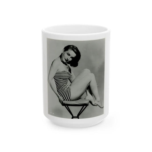 Coleen Gray #103 (Vintage Female Icon) White Coffee Mug-15oz-Go Mug Yourself