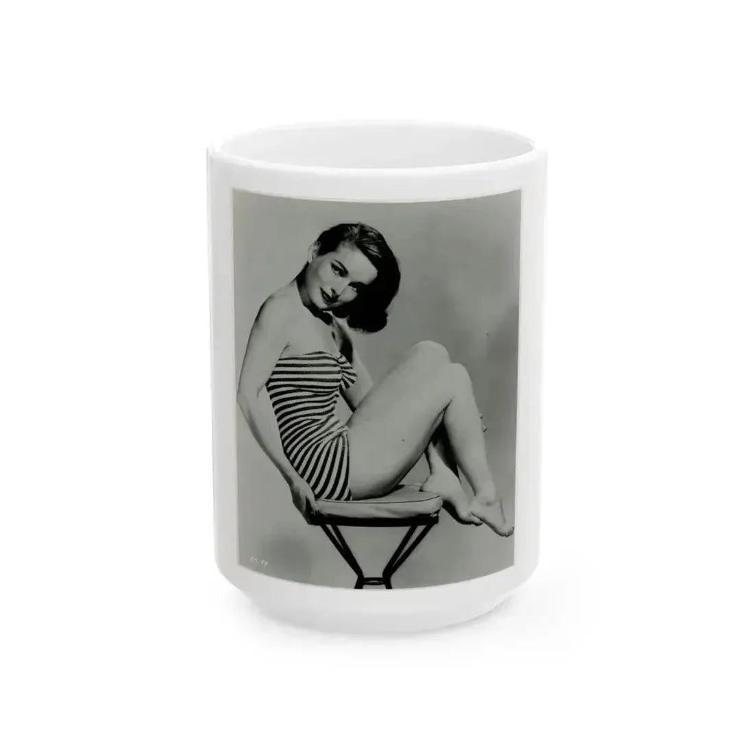 Coleen Gray #103 (Vintage Female Icon) White Coffee Mug 15oz - Go Mug Yourself