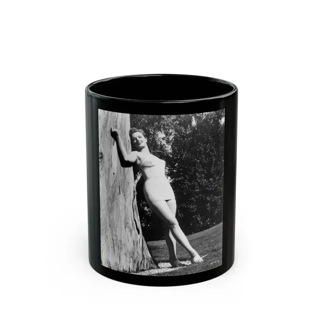 Coleen Gray #104 (Vintage Female Icon) Black Coffee Mug 11oz - Go Mug Yourself