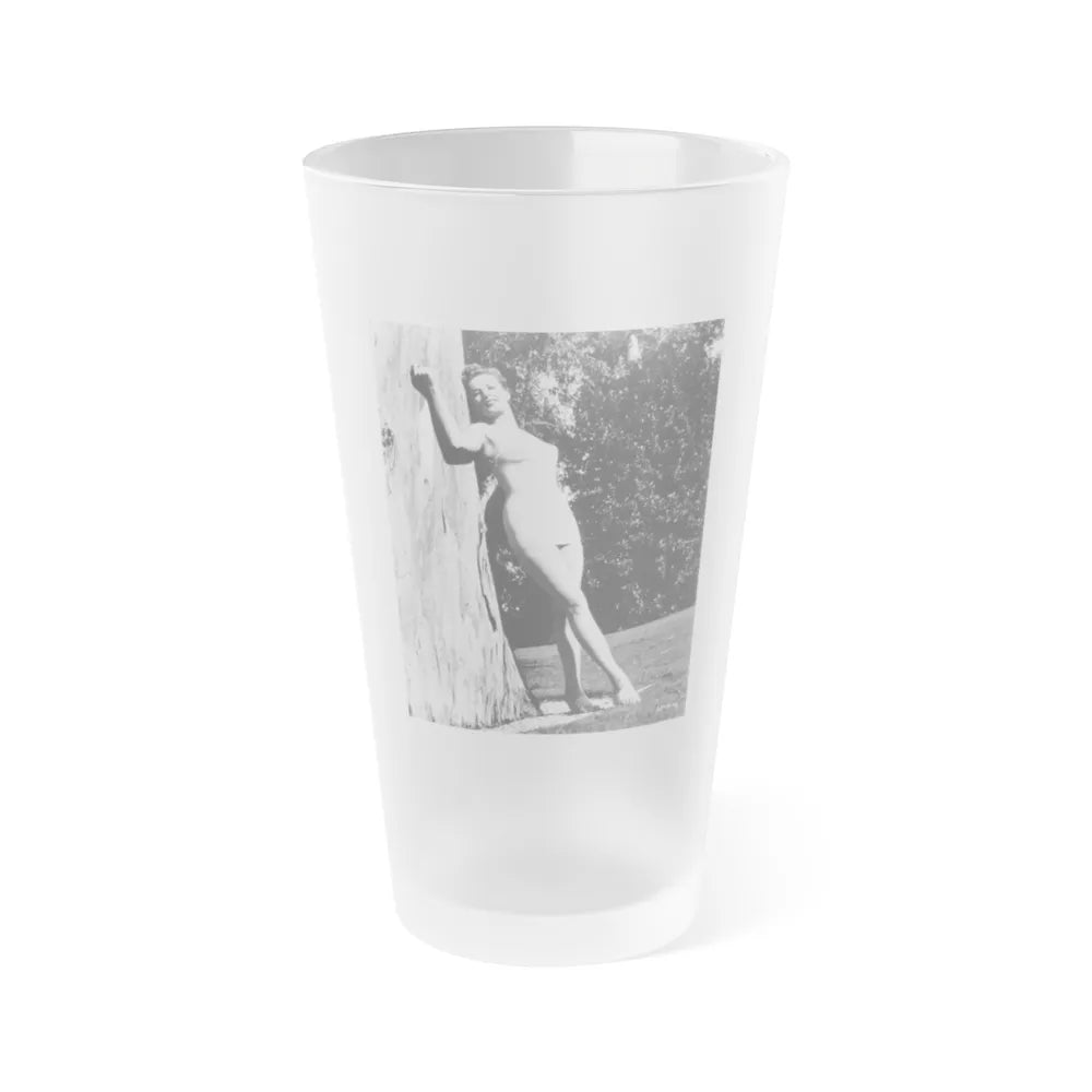 Coleen Gray #104 (Vintage Female Icon) Frosted Pint Glass 16oz-16oz-Frosted-Go Mug Yourself