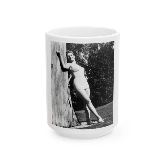 Coleen Gray #104 (Vintage Female Icon) White Coffee Mug-15oz-Go Mug Yourself